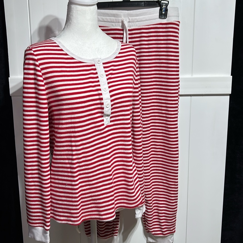 Auden red/white stripe pajama set